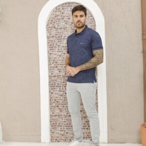 Camiseta Polo Viscose  Gola Retilinea Masculina Rat Boy