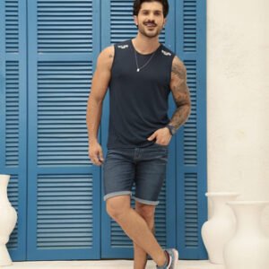 Camiseta Regata Jogador Masculina Rat Boy Poliamida 009