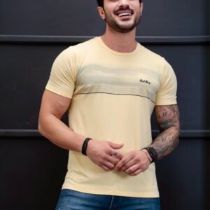 Camiseta Gola Careca Masculina Viscolycra Camisa Rat Boy