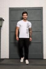 Camiseta Masculina Silk E Pedraria Estilo Ratboy
