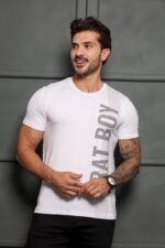 Camiseta Masculina Silk E Pedraria Estilo Ratboy