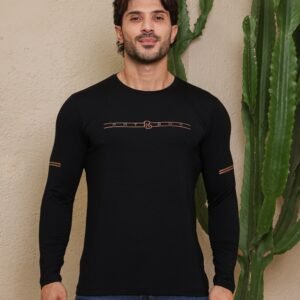 Camiseta Manga Longa Viscose Detalhe Na Manga Masculina Rat Boy Outono 205
