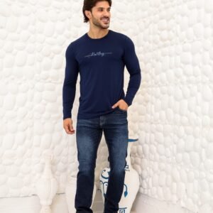 Camiseta Manga Longa Viscose Masculina Rat Boy 204