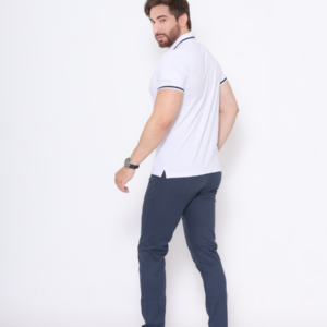 CAMISETA POLO PIQUET ZIPER BORDADO RB Ratboy slim fit 309